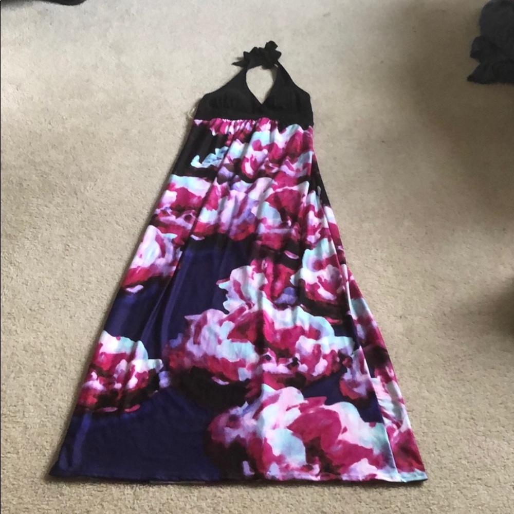 Halter top maxi